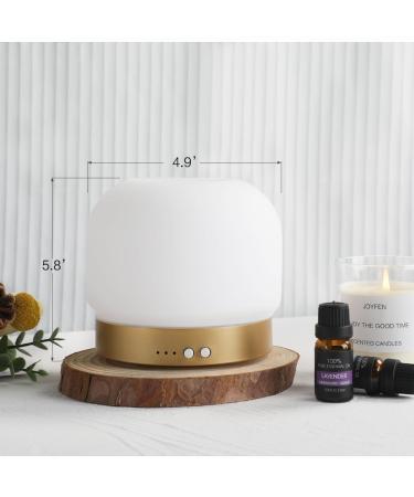 Essential Oil Diffuser for Large Rooms - 280ml Aromatherapy with Glass Cover 4 Timers Auto Shut-Off & Adjustable Lights - Buy Online on GoSupps.com