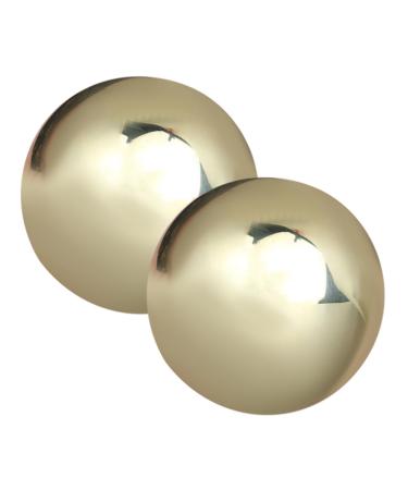 Ganazono 1 pair of copper-health balls Finger fitness ball Decorative handballs Baoding balls massage body massage ball practical balls Meditation balls Training ball Festival brass