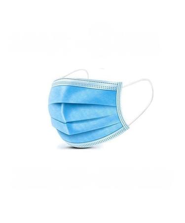 Adult Child Disposable Mask Three-Layer Meltblowing Men and Women Adult Children 50 Tablets Per Box Adult 50 Pack - containing color box Blue Three-layer Meltblown
