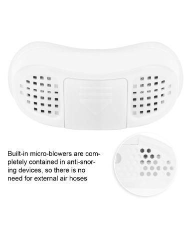 Electric Micro CPAP Nasal Anti-Snoring Device for Men and Women - Snoring Aid in White - Buy Online on GoSupps.com