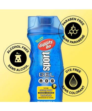 Dippity-Do Sport Gel Ultimate Hold 9 - Strong Hold Hair Styling Gel - Buy Online on GoSupps.com