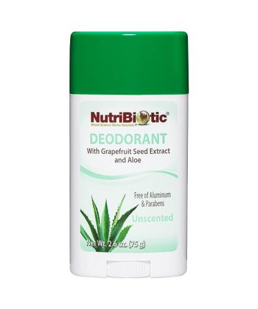 NutriBiotic Deodorant Unscented 2.6 oz (75 g)
