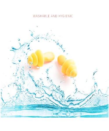 Ikaar 8 Pair Comfortable Silicone Earplugs | Reusable Noise Protection for Construction & Workshop - Buy Online on GoSupps.com