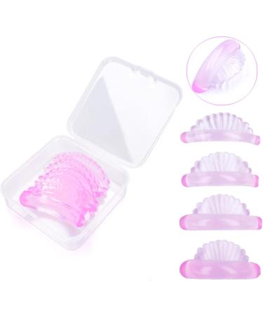 Fukamou Eyelash Lift Pads - Seashells Design Lashes Makeup Tools Self-Adhesive Lash Lift Tool Lash Lifting Pads Lashes Makeup Tools Reusable Silicone for Daily Makeup - Buy Online on GoSupps.com