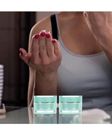 Round Plastic Container Jar with Lid for Travel Wide-mouth Leak Proof Lotion Container Cosmetic Bottle Dispenser for Makeup Beauty Product Cream Oil - Buy Online on GoSupps.com