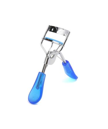 Blue Transparent Handle Pro Eye Curling Eyelash Curler Clip Beauty Makeup Tool Eyelash Curler Multiple Colors
