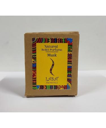ANANYA FASHION & CRAFTS HUB Musk Natural Solid Perfume Beeswax Long Lasting Body Fragrance Balm Solid State Eau De Perfum in Wooden Jar 6 gm - Buy Online on GoSupps.com