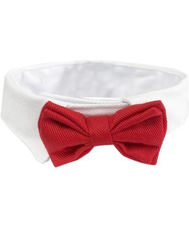 SUNTRADE Adjustable Formal Pet Bow Tie for Dogs & Cats | Wedding Costumes | Size S Red - Elevate Your Pet's Style! - Buy Online on GoSupps.com