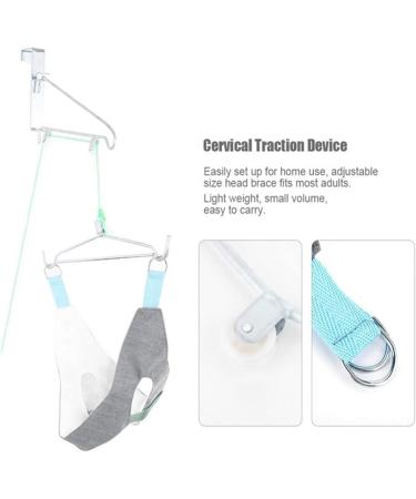 Adjustable Cervical Traction Device - Over The Door Neck Brace for Pain Relief & Correction - Buy Online on GoSupps.com