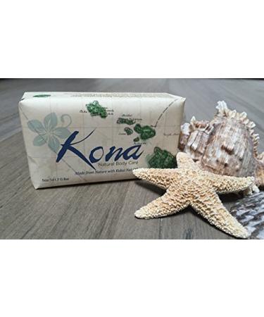 Kona Natural Body Care Bar Soap - 3-Pack | Eco-Friendly & Nourishing Cleansing - Buy Online on GoSupps.com