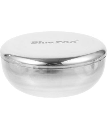 ROSENICE Stainless Steel Shaving Bowl Soap Dish for Men - Silver | Premium Quality Grooming Essential - Buy Online on GoSupps.com