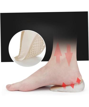 Mobestech 6 Pairs Booster Pad Insoles for Achilles Tendonitis - Height Increasing Heel Lift Pads - Orthopedic Gel Insoles for Men - Buy Online on GoSupps.com