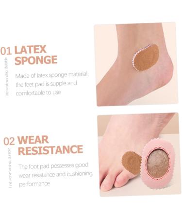 CLISPEED 3 Sheets Toe Protector for Calluses Foot Sticker for Corns Foot Cushion Patches Shoe Accessories for Women Protective Pad Stickers Foot Care for Corns Remover Emulsion Latex Sponge - Buy Online on GoSupps.com