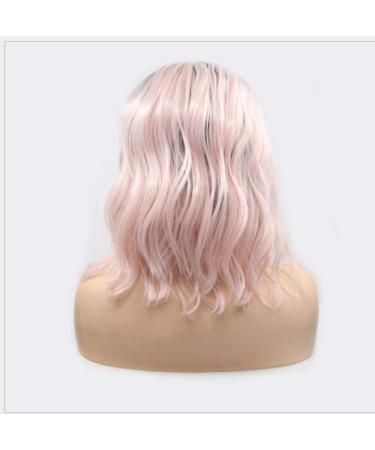 Buy BGHJUE Pink Short Wig with Bangs - Realistic Synthetic Wig Accessories for Women - Buy Online on GoSupps.com