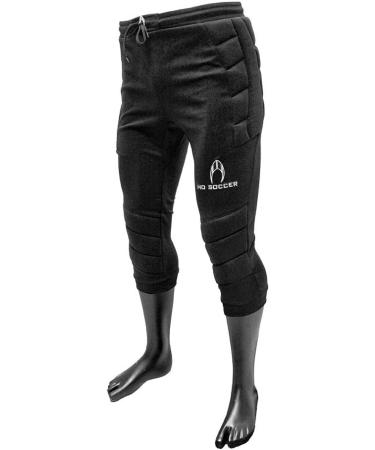HO Soccer 3/4 Logo Goalkeeper Pants XL Black - Premium Goalkeeper Gear for International Shipping - Buy Online on GoSupps.com