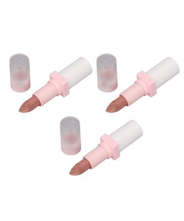 Pearlised Lipstick 3pcs No Budge Non Stick Cup Long Wear Glitter Lipstick for Ball for Women (06)
