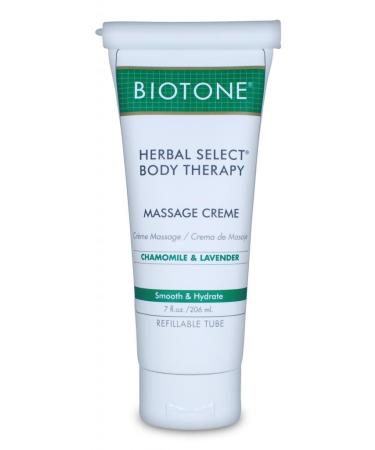 Biotone Herbal Select Massage Products Body Therapy Creme, 7 Ounce - Buy Online on GoSupps.com