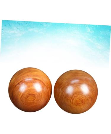 Buy Homsfou 2-St Balls Massage Ball - Natural Texture Deep Foot Massager & Training Ball - Ideal for Fitness & Gym Bamboo Scroll Wheel - Buy Online on GoSupps.com