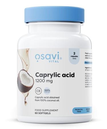 Osavi Caprylic Acid 1200mg 60 softgels