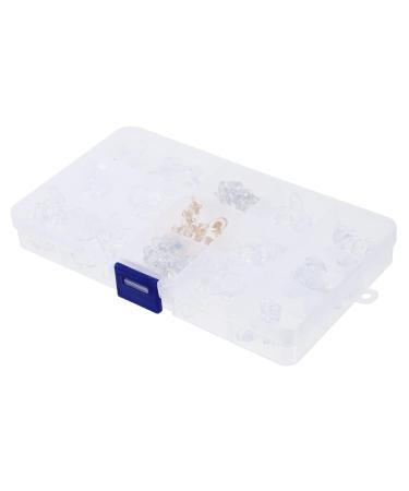 Lurrose 150 pair of nasal pad kit self-adhesive nose pads clip holder glasses pads insert nose pads sunglasses-leg protection iron tips for glasses multifunction tool box