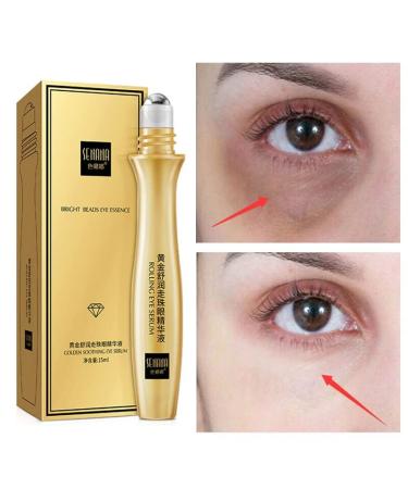24K Gold Anti-Wrinkle Under Eye Cream - Reduces Dark Circles & Puffiness Hyaluronic Acid 15 ML - Anti-Aging Daily Treatment - Buy Online on GoSupps.com