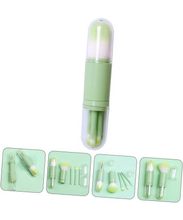 Angoily 3 Sets Telescopic Makeup Brush Girls Suit Makeup Loose Powder Brush Travel Kit for Women Dresser Tool Eyeshadow Brush Green Suits Eyebrow Eye Shadow Brush Artificial Fiber Portable - Buy Online on GoSupps.com