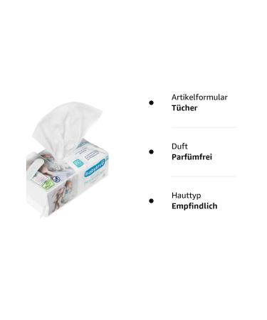 Babylove Sensitive Wet Wipes - 320 Perfume-Free Wipes (Pack of 4) | Ideal for Babies | International Shipping Available - Buy Online on GoSupps.com
