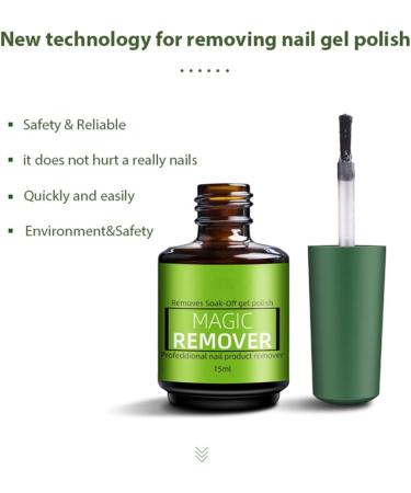 Nail Polish Remover Magic Nail Cleaner Gel 15ML Bursting Removal Liquid Take Off The Fake Nail Glue for Nail Art Lacquer nail polish remover - Buy Online on GoSupps.com