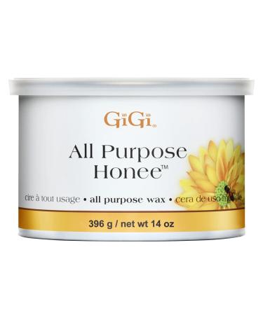 GiGi All Purpose Honee Hair Removal Soft Wax for All Skin and Hair Types, 14 oz 14 Ounce (Pack of 1) All Purpose Honee