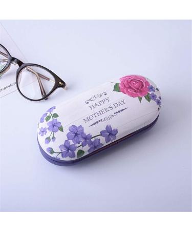 Contact Lens Case - 2 in 1 Double Sided Portable Glasses Case - Mirror - Tweezers and Applicator Included - Perfect for Girls' Womens' Gifts (Purple) - Buy Online on GoSupps.com