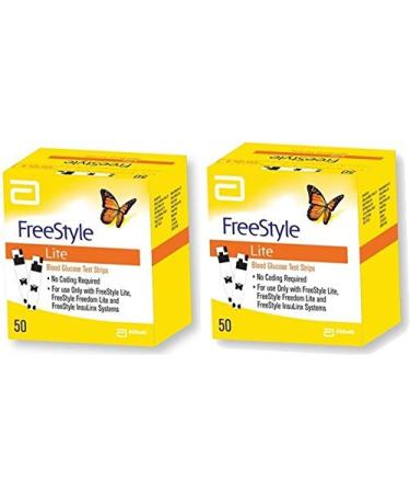 50 x 3 Freestyle Lite test strips from Abbott