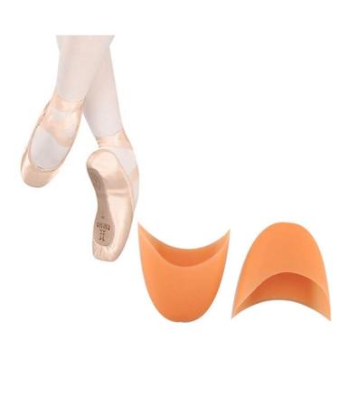 JYT GROUP 2 Pairs Gel Toe Caps Soft Pads for Point Ballet Shoes