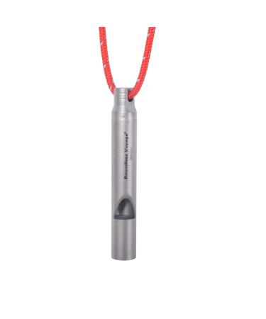 Ibasingo Titan whistle outdoor camping hiking hunt climbing emergency survival loud pipe trainer training sport keychain signal pipes with lanyard ti9010o-1 pack