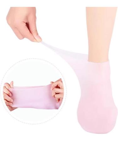 BAIYSFFG 2 Pairs Moisturizing Socks Silicone Moisturizing Socks Anti Slip Aloe Socks for Dry Cracked Feet Women & Softening Dry Cracked Feet Rough Skins Calluses Spa Gel Socks Foot Care After Pedicure - Buy Online on GoSupps.com