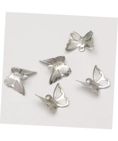 FOMIYES 200 Pcs Tiara Hairpin Accessories Hair Elastics Pendant Iron Accessories Headgear Headband Tassel 1.2*1*0.8cm As Shown - Buy Online on GoSupps.com