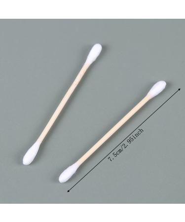 Baqi 1200 Biodegradable Bamboo Cotton Swabs - Double Head Natural Wood Ear Cleaning & Makeup Tool - Buy Online on GoSupps.com