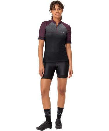 VAUDE Women's Posta Hz Tricot II T-Shirt 40 Cassis - Stylish Eco-Friendly Performance Top for International Shipping - Buy Online on GoSupps.com