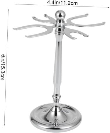 Frcolor Razor Stand - Rustproof Steel Bathroom Organizer for Razor & Brush | Hot Razor Hobel & Shabel Holder - Buy Online on GoSupps.com