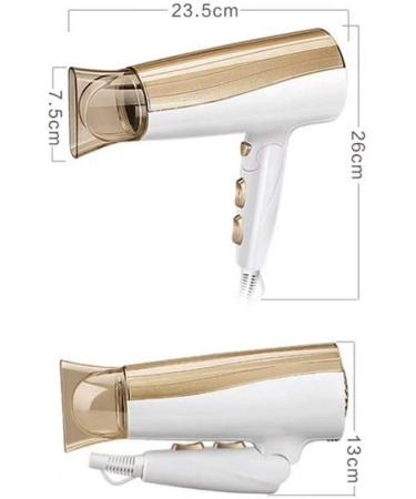 ADITAM Worldwide Travel Hair Dryer with Smart Voltage Technology and Folding Handle Double The Comfort - Buy Online on GoSupps.com