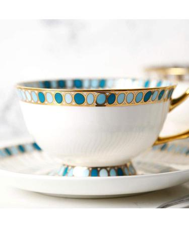 Coffee Cups and Tea Cups Ceramics Cups and Saucers Set Wear-Resistant and Wear-Resistant House Kitchen Office - Buy Online on GoSupps.com