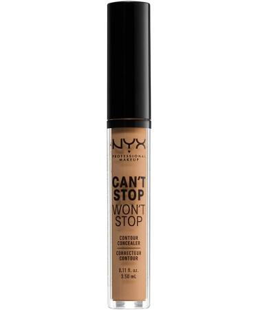 NYX Can't Stop Won't Stop Full Coverage Concealer - Golden Honey 0.025kg - Buy Online on GoSupps.com
