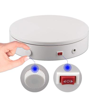 ComXim 360 Degree Photography Turntable | 44LB Capacity | Knob Speed Control | 7.87in Diameter | For Jewelry, Watches, Shoes, Bags & More - Buy Online on GoSupps.com