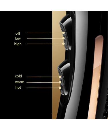 Professional Hair Dryer 2000W AC Motor Negative Ionic Technology Blow Dryer with 3 Heat & 2 Speed Setting and Cool Shot Button Concentrator Nozzle and Diffuser Included for Men and Women Gold Small Blue - Buy Online on GoSupps.com