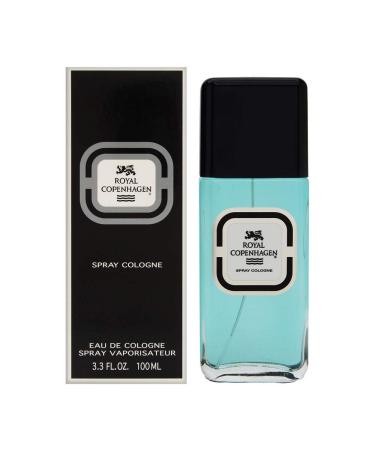 Royal Copenhagen Eau De Cologne Spray For Men 3.3 Ounce blend of orange lemon jasmine moss and amber. 3.3 Fl Oz (Pack of 1)