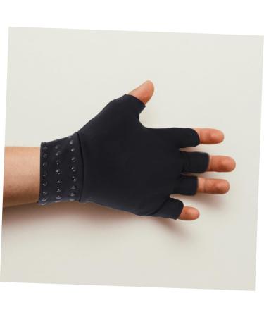 Mobestech Fingerless Work Gloves - Protective Gloves for Typing & Tendonitis Relief | Hand Support & Comfort - Buy Online on GoSupps.com
