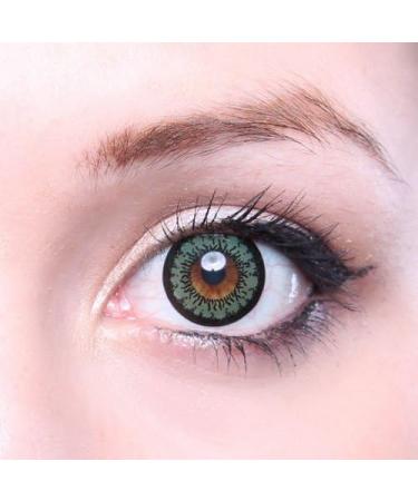 Buy Matlens Geo Magic Color Contact Lenses - CM-833 Green | Angel Circle Lenses with Container & Care Solution | International Shipping Available - Buy Online on GoSupps.com