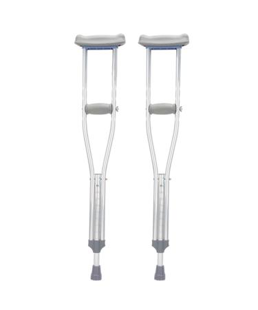 LINYUES Crutches for Adults Underarm Aluminum Adult Underarm Crutches Lightweight Medical Adult Crutches for Walkingdjustable Crutches for Youth/Adults/Tall Adults Great for Travel or Work A 112132 cm