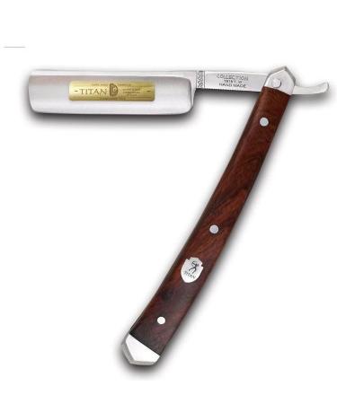 Titan vintage Straight Razor - classic razor - foldable thin bare knife eyebrow knife manual beard shaver mustache whitening beard - maintain cutting men men barber