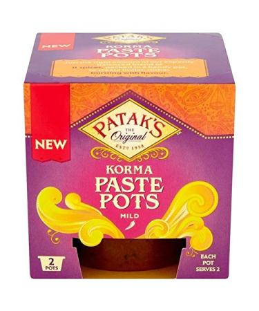 Patak's 4x Patak Korma Curry Paste Jar 2 x 70g