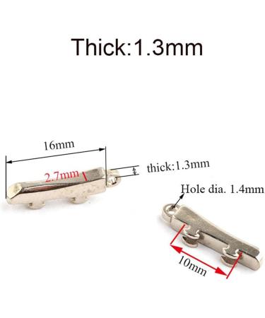 20pcs Eyeglass Repair Hinges - 1mm & 1.3mm Spring Thickness Replacement | Durable Eyeglass Parts - Buy Online on GoSupps.com
